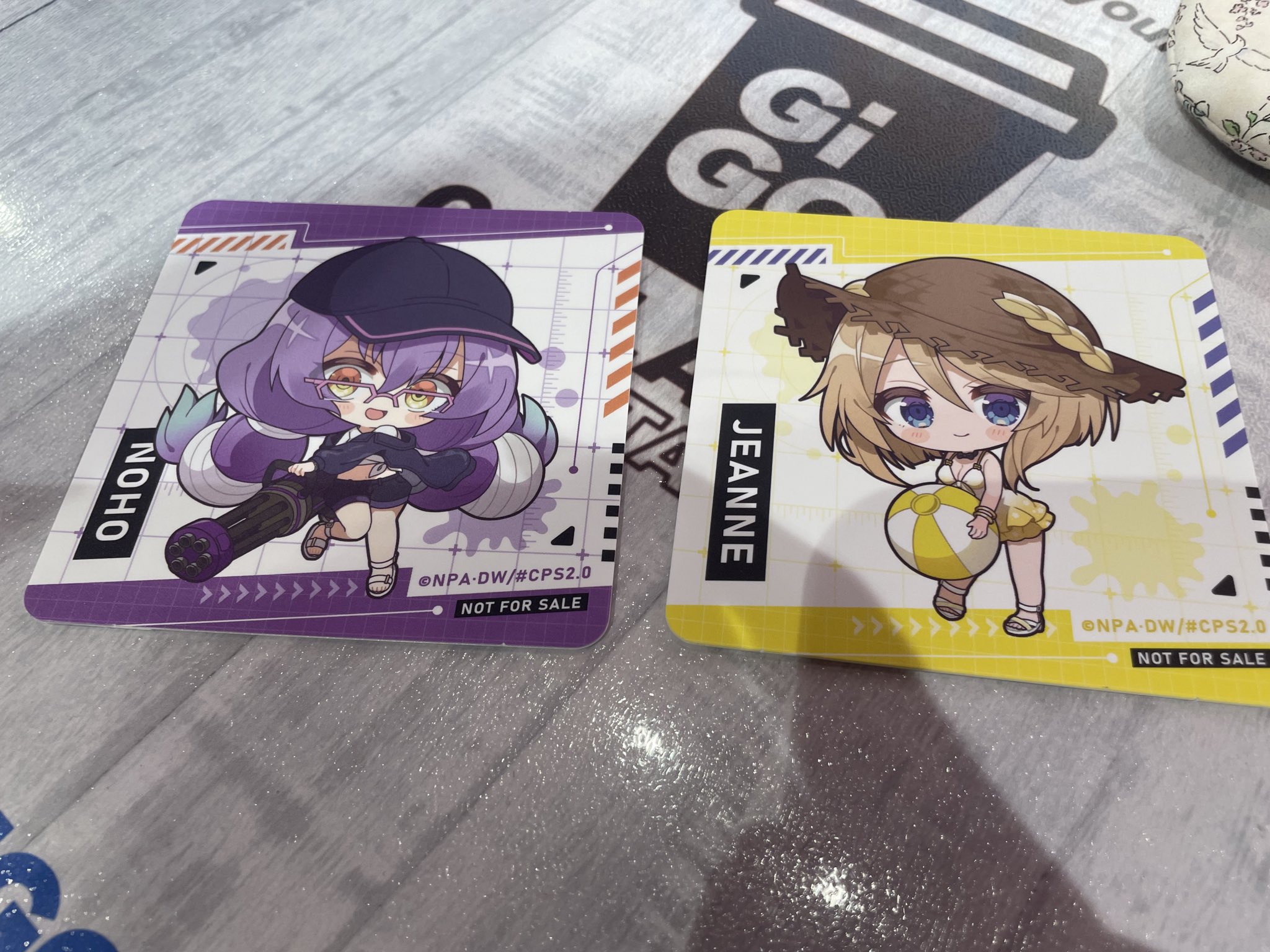 #コンパス コンパスカフェ　宝石コースター　みりぽゆ　シクパ　ジャンヌ コンパス みりぽゆ コースター コンパスカフェ - メルカリ