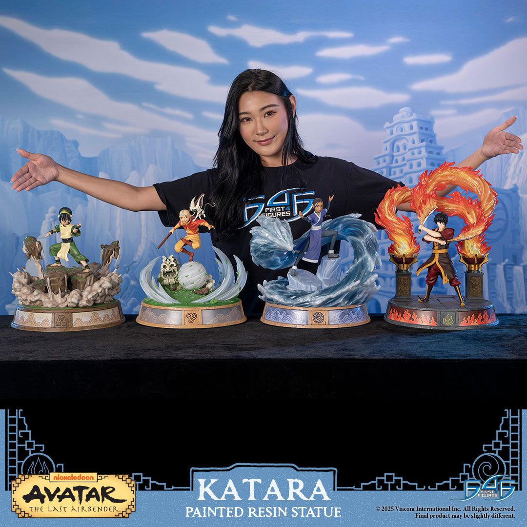 First4Figures's tweet image. KATARA PRE-ORDERS NOW OPEN!
Display goals! Toph, Aang, Katara, and Zuko together make one seriously legendary collection!
Pre-orders for our Avatar: The Last Airbender - Katara statue are NOW OPEN! Take advantage of our EARLY BIRD OFFER by placing your orders before 18th August…