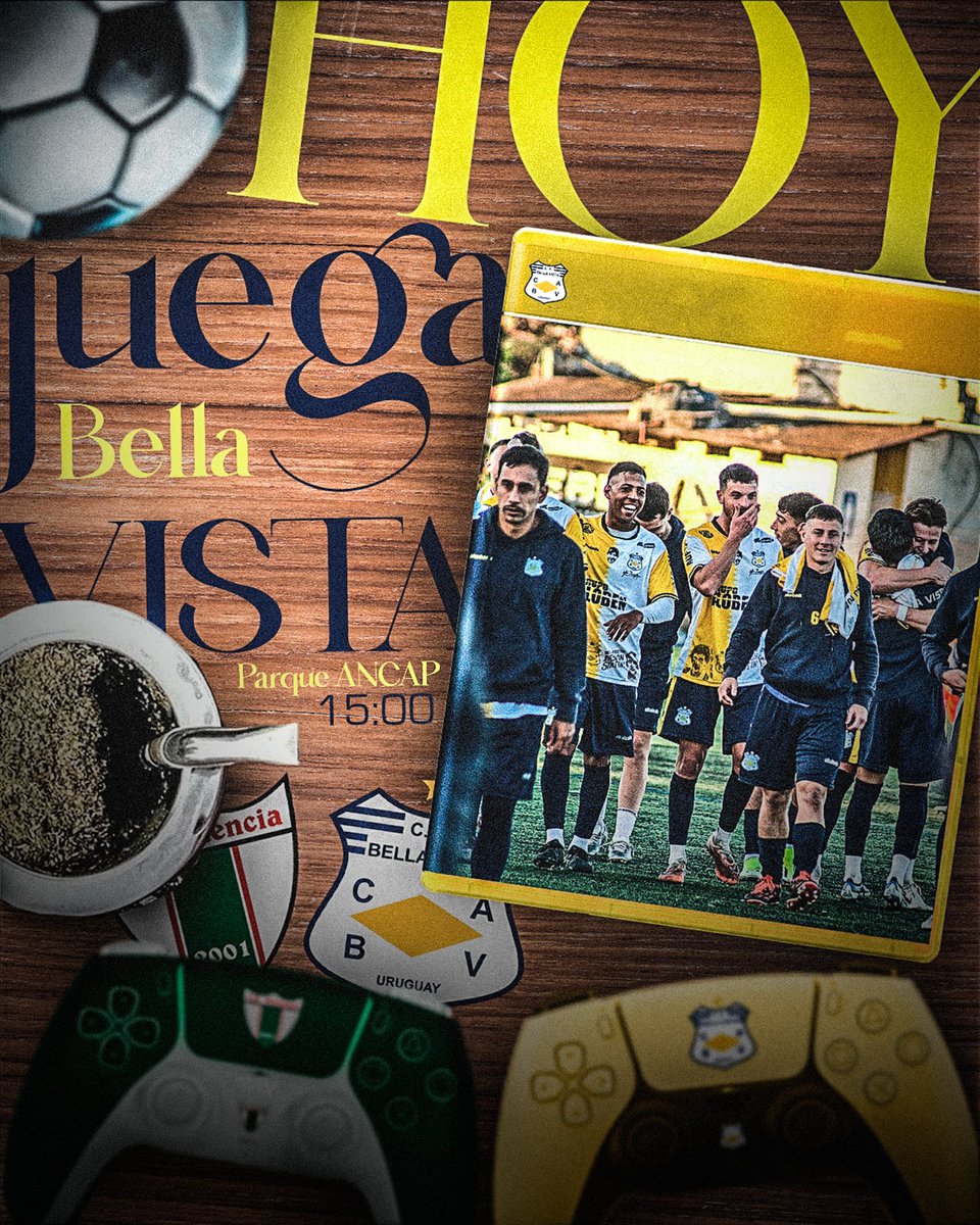 🎮 𝗔 𝗝𝗨𝗚𝗔𝗥

Dale, nosotros. 

#GarraYCalidad | #SomosBellaVista🟡⚪️