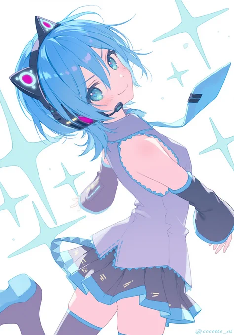 #初音ミク ウルフカットミクさん