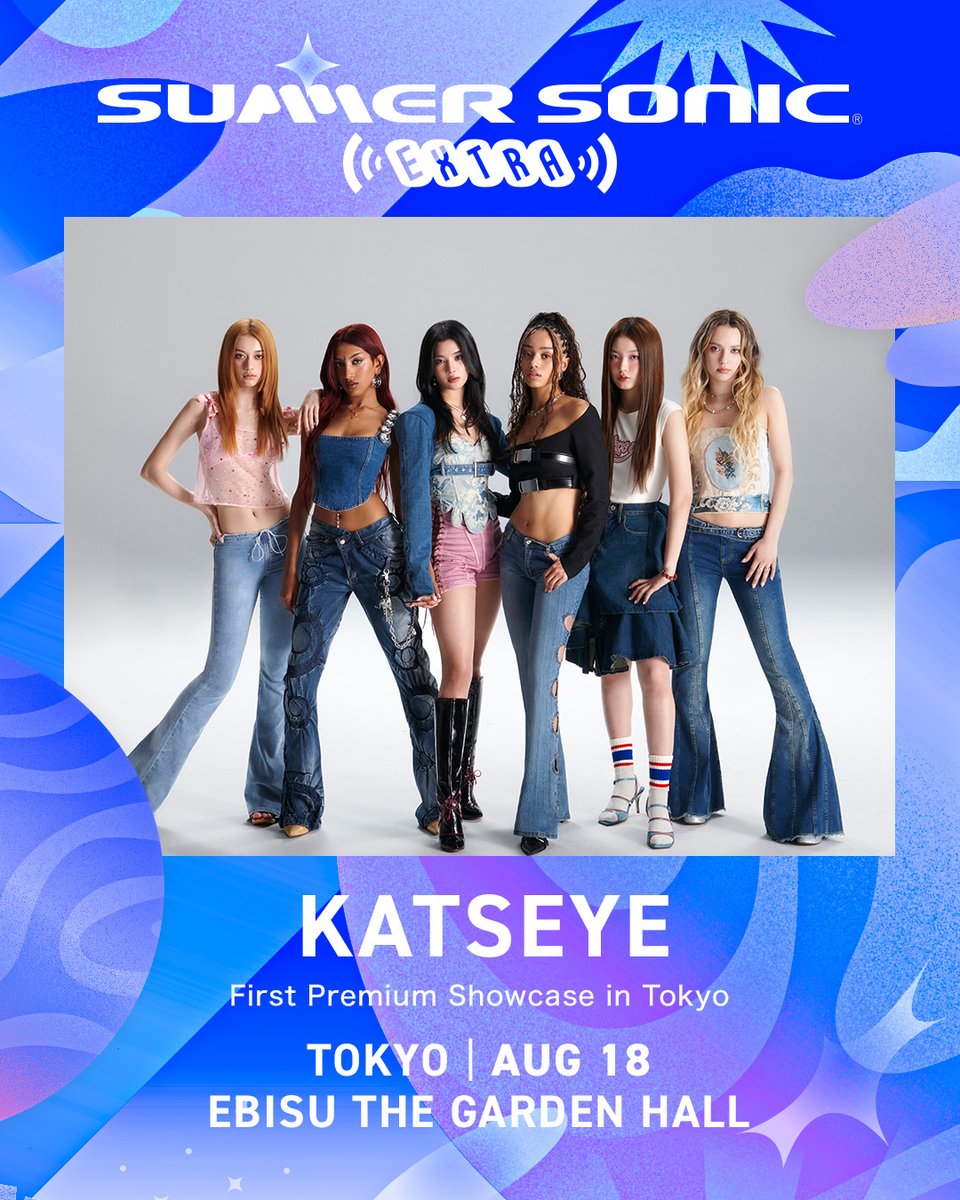 CMP_official's tweet image. 【KATSEYE 初の東京ショーケース公演チケット発売中!】
快進撃が続くグローバル・ガール・グループ #KATSEYE
東京で初開催するショーケース公演のチケットが本日より一般発売スタート!
📅8/18(月) 恵比寿ザ・ガーデンホール
🎫
新作EPに続き、マテルMonster…