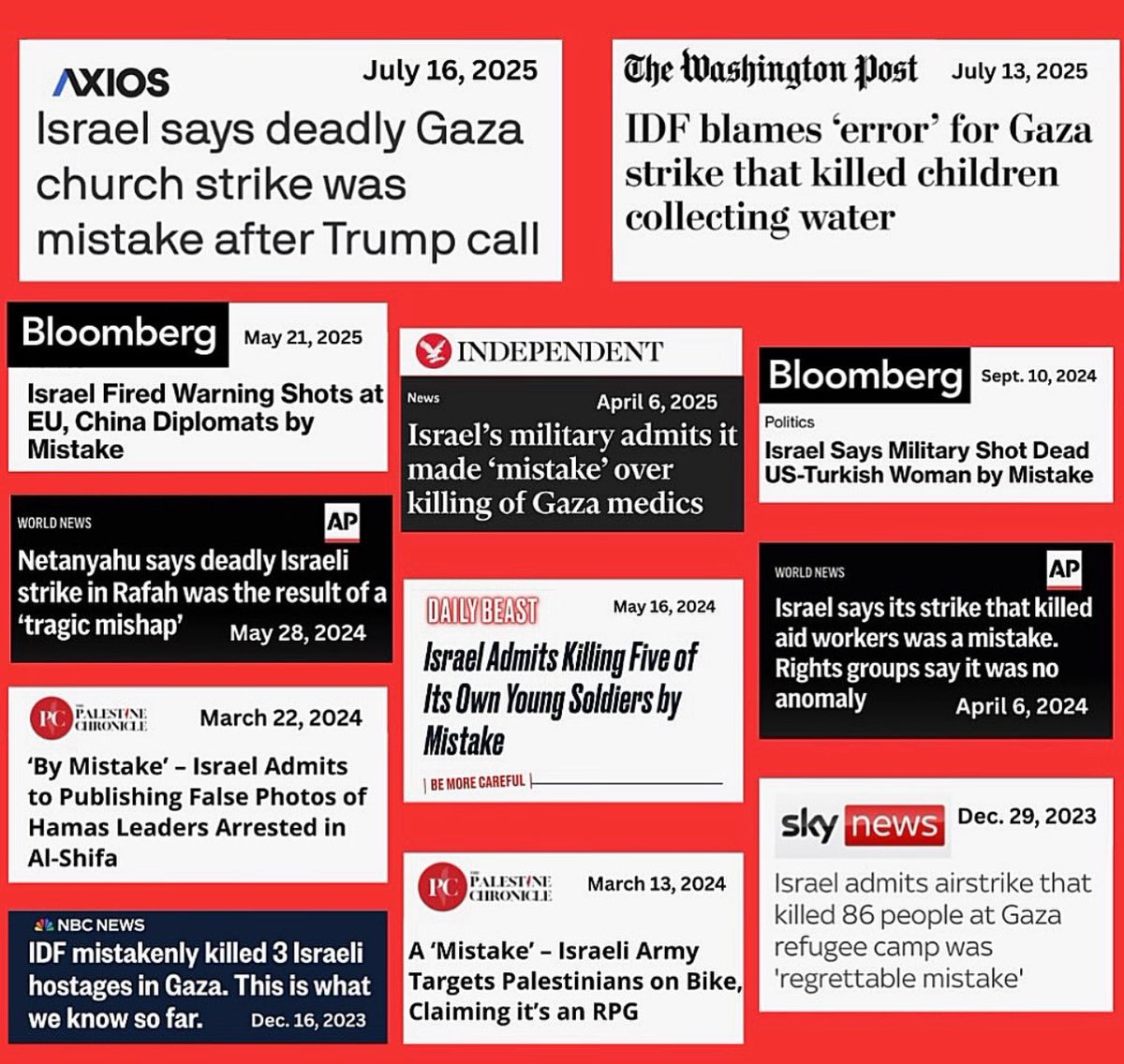 At what point will American realize that this many “mistakes” can only be intentional?