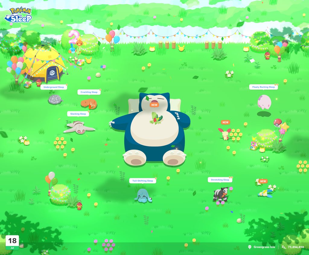 PNW1831's tweet image. #PokemonSleep2nd