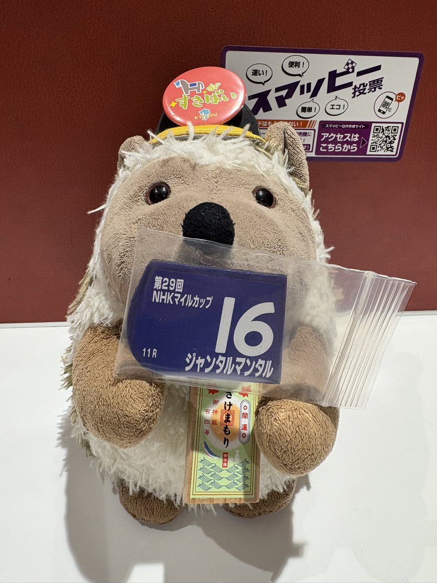 ウインズデーのWINS横浜に来ましたが、抽選は残念ながらC賞💦

たこ焼きとポテトに飲み物、ゼッケンマグネットが付いて500円のクーポンセットと交換😊
じゃがベーくんをPayPayで買うとマグネットがもう一つもらえました✨

今日は成績が悪いので撤収します🦔💨

#ウインズデー
#WINS横浜