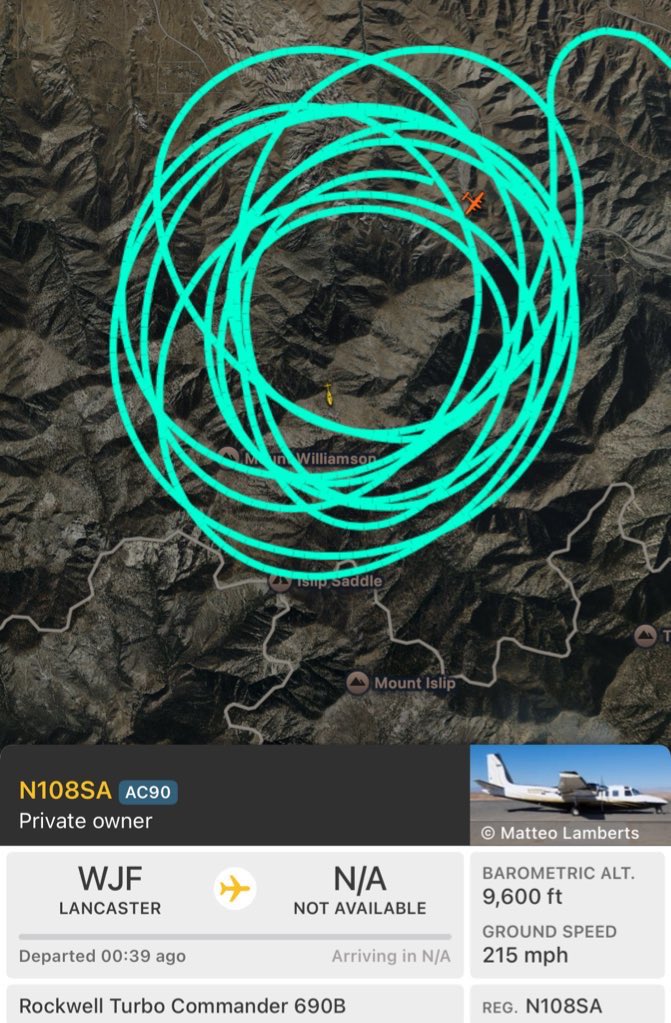 DanielFireTruck's tweet image. This Fire was reported about an hour ago most likely a lightning caused fire, within the Bobcat burnscar.

Located at Devils Punchbowl County Park, South of Valyermo, Angeles National Forest.
Two Air Tankers made some drops, LACoFD Copter 19 is overhead.
#DevilFire