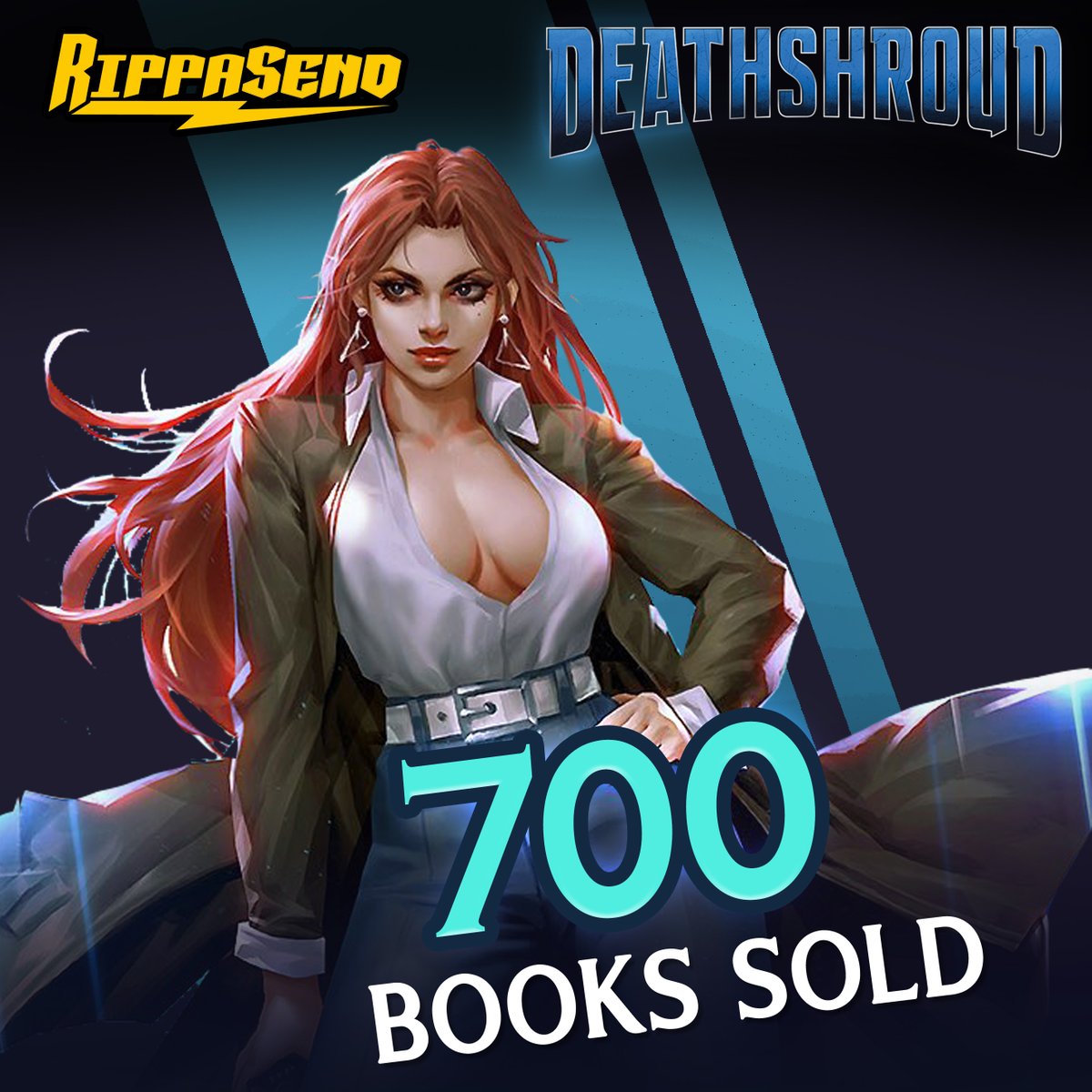 RippaSend's tweet image. Over 700 copies sold for Deathshroud: Forged in Shadows! THANK YOU! #RippaSend #RippaSendPublishing #Deathshroud #DeathshroudComic
💀🔥 PRE-ORDER YOUR COPY HERE 👇
rippasend.com/campaign/death…