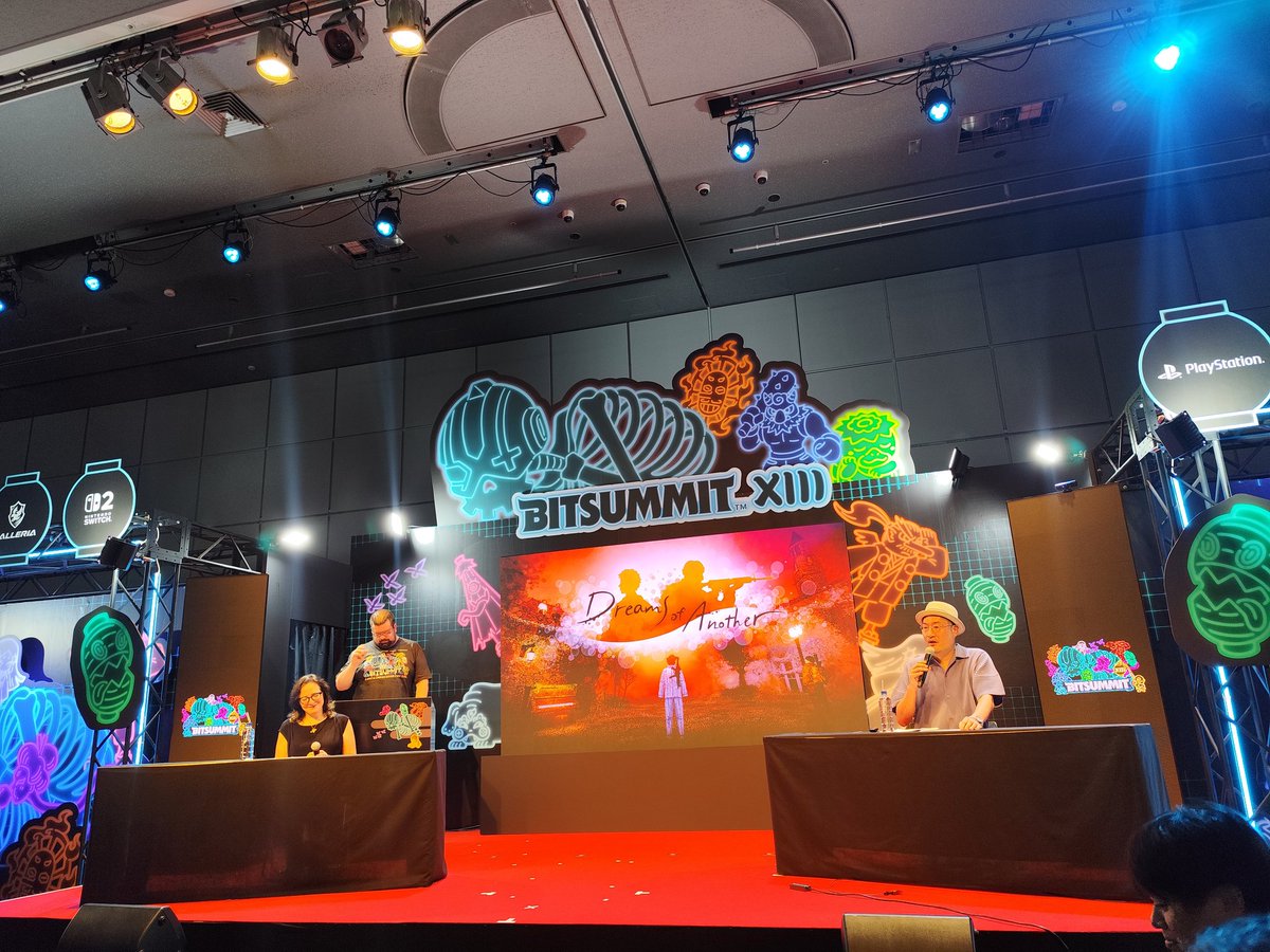 PixelJunkJP's tweet image. BitSummit3Fのステージにて、PlayStationのShawne BensonとBaiyonが登壇!!
@BitSummitJP @baiyon_jp