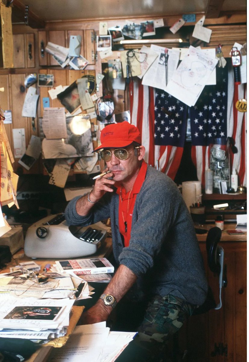 PDXReal1's tweet image. Before I forget, happy birthday Hunter S. Thompson.
There would never be a just world where your words and legacy would be forgotten.
