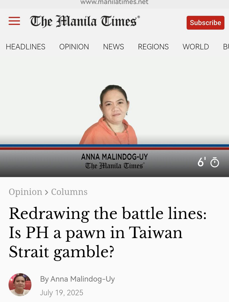 AnnaMalindogUy's tweet image. OVER the past two weeks, the Philippines has been besieged by a barrage of controversies and crises, each more damning than the last. First, there’s the 20-percent tax on savings, a policy that punishes the modest aspirations of ordinary Filipinos under the guise of fiscal…