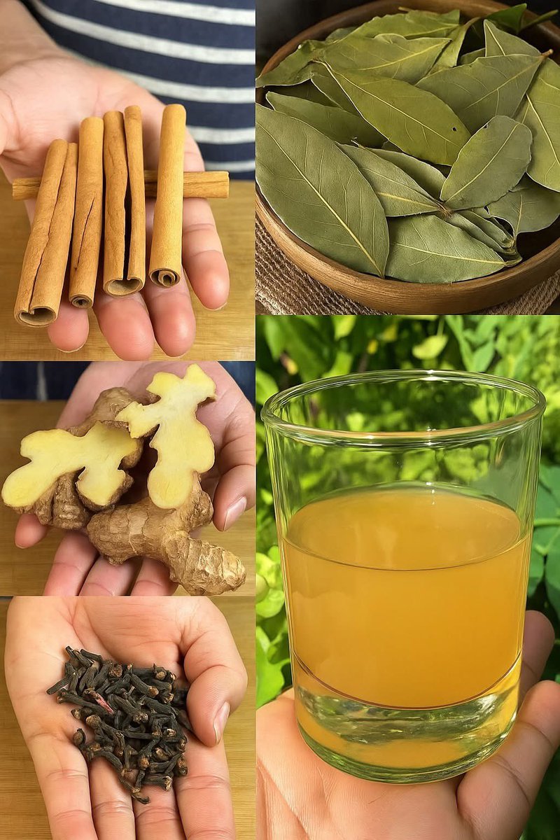 Did you suffering from fat burn, weak immunity, acid reflex, gut health and liver detoxification?

Boil  5 bay leaves, one medium size, ginger, sliced, 3-4 cinnamon sticks, and 1 tbs cloves in 1 L of water.

Let it boil for 10 to 15 minutes until the water reduces slightly.