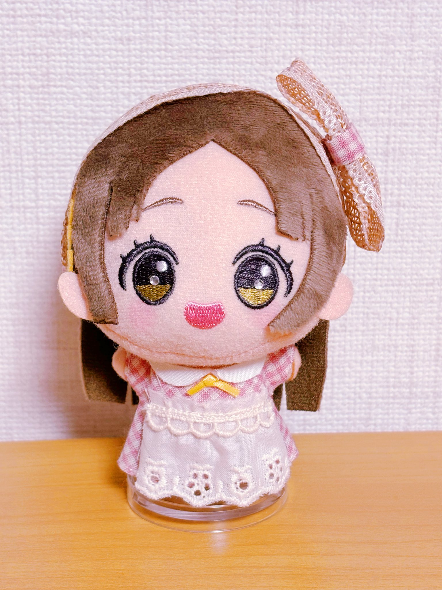 あさみ(・♢・)様　はぴぬい　ぬい服　　双子コーデ　サロペットセット ぬい服｜13cm 14cm 15cm 16cm｜マカロンセット（帽子+サロペット