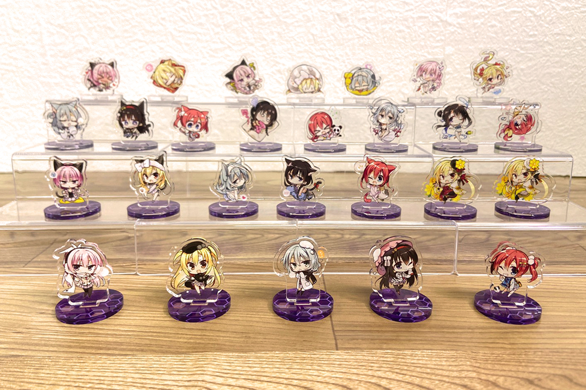ゆずソフトショップ】 『ゆずソフト 各種タイトル ミニアクリルキャラ