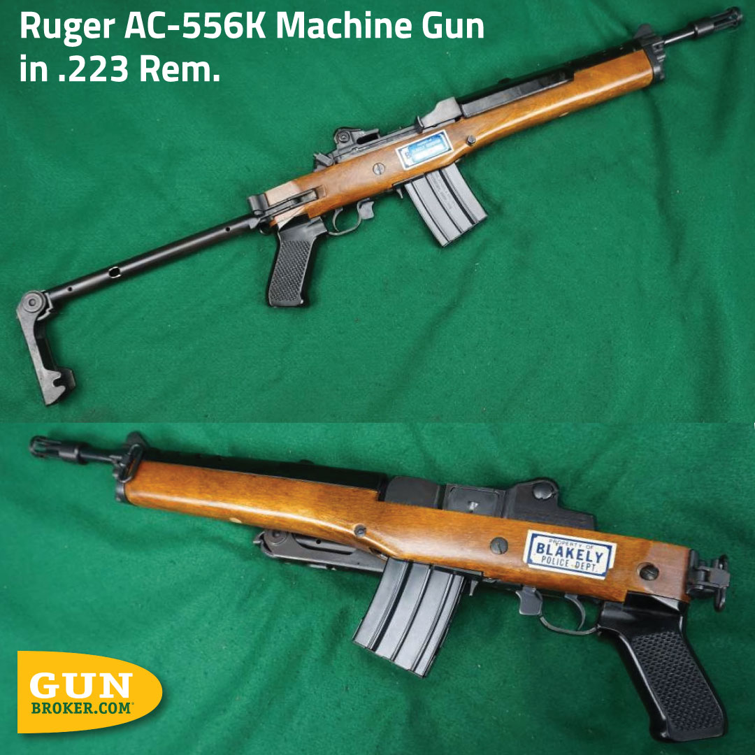GunBroker's tweet image. 🔥 #FullAutoFlashback:
Ruger AC-556K – factory select-fire machine gun in .223 Rem. Compact. Classic. Combat-proven.
🔥 See it here: bit.ly/3UpkzHD
💬 Would you rather take this over an M16 or Mini-14—and why? Drop your thoughts ⬇️
#RugerAC556 #FullAuto #GunsDaily