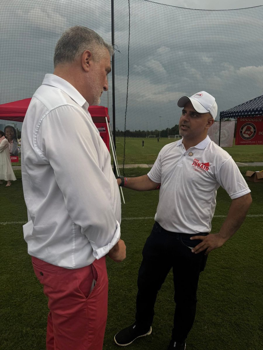JohnReid4VA's tweet image. What a day! Radio and TV interviews early, then fundraising money calls, and then policy briefings, then fighting the Friday I-95 traffic to get to Loudoun to attend the Commonwealth Cricket Cup!
So many great friends I’ve met over the years and new folks too. I was honored to…