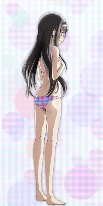 水着ほむほむ。(過去絵)