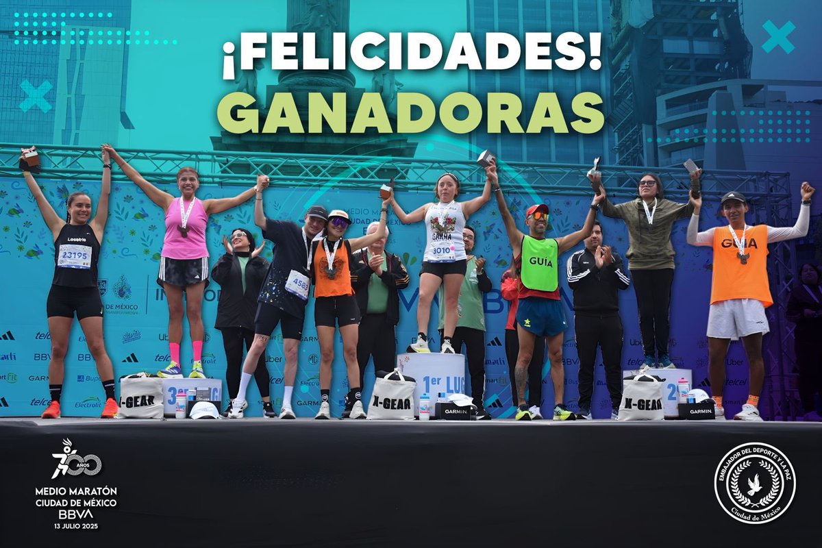 Medio Maratón de la Ciudad de México BBVA tweet media