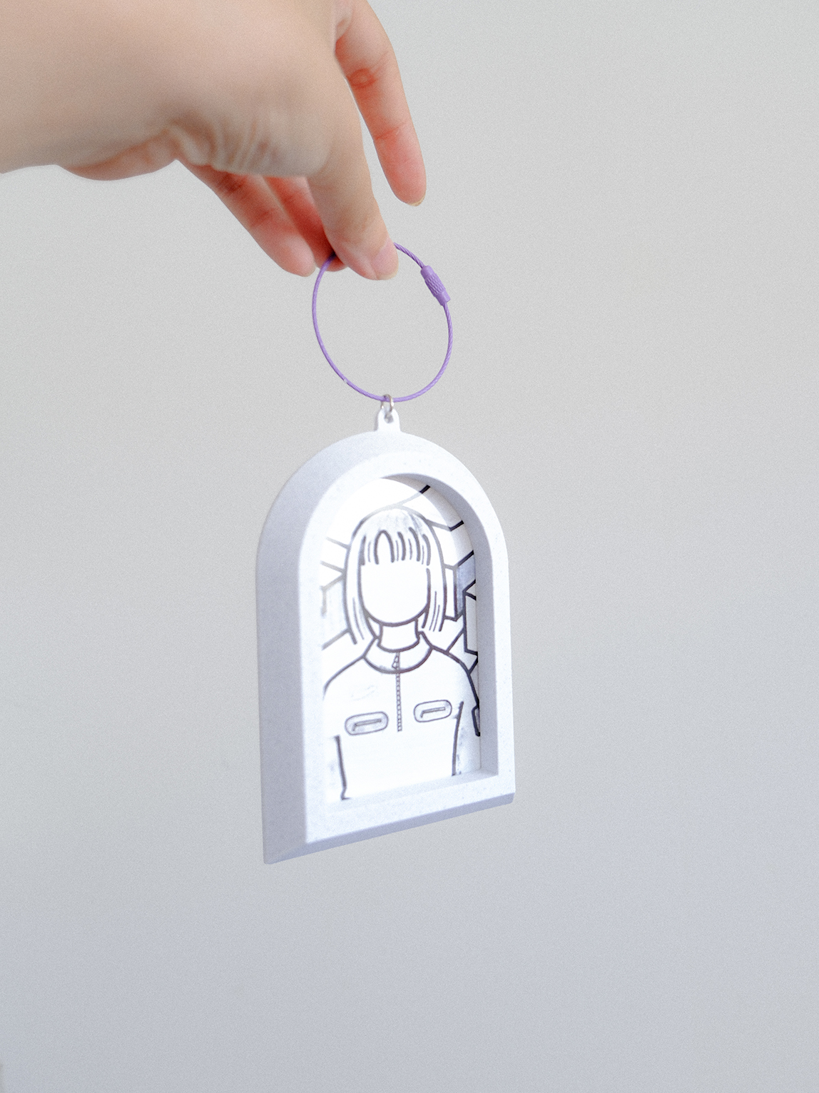 【N032103NUQX77375Rさま　専用似顔絵】 似顔絵 イラスト 2人用 色紙サイズ(242mm×272mm)専用額縁付