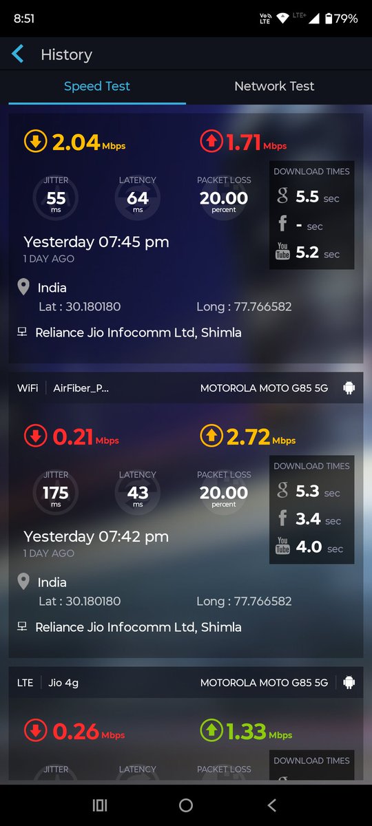 Princesainier's tweet photo. @JioCare मेरी Jio AirFiber सर्विस पिछले 1 हफ्ते से बहुत स्लो है, ब्राउज़िंग भी नहीं हो पा रही। शिकायत करने पर बोला जा रहा है "आपके क्षेत्र में नेटवर्क इश्यू है", जबकि आसपास के लोग अच्छे से चला पा रहे हैं। कृपया मदद करें। Jio ID: [01323596003]
Mob. 9720814603 https://t.co/LfzUolzniJ