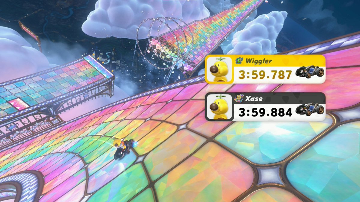 No triple coin, no bullshit. Just a normal run. Feels good. #MKWorldWR