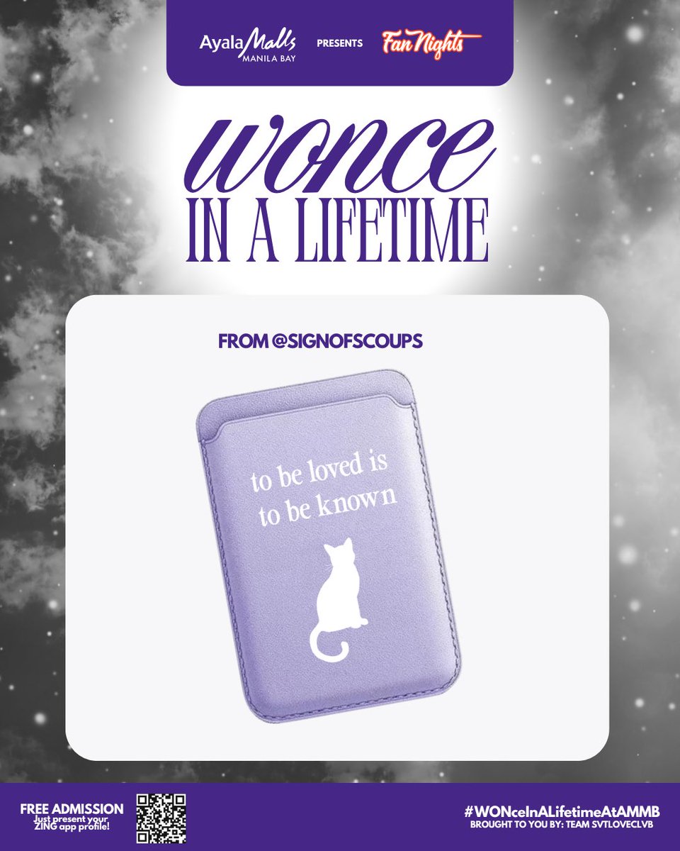 svtloveclvb's tweet image. Another giveaway? 👀 Drop a proof that you are following @signofscoups for a chance to win one of her "to be loved is to be known" card holder! 💜 Will choose 1 winner by 3 PM. Best of luck!