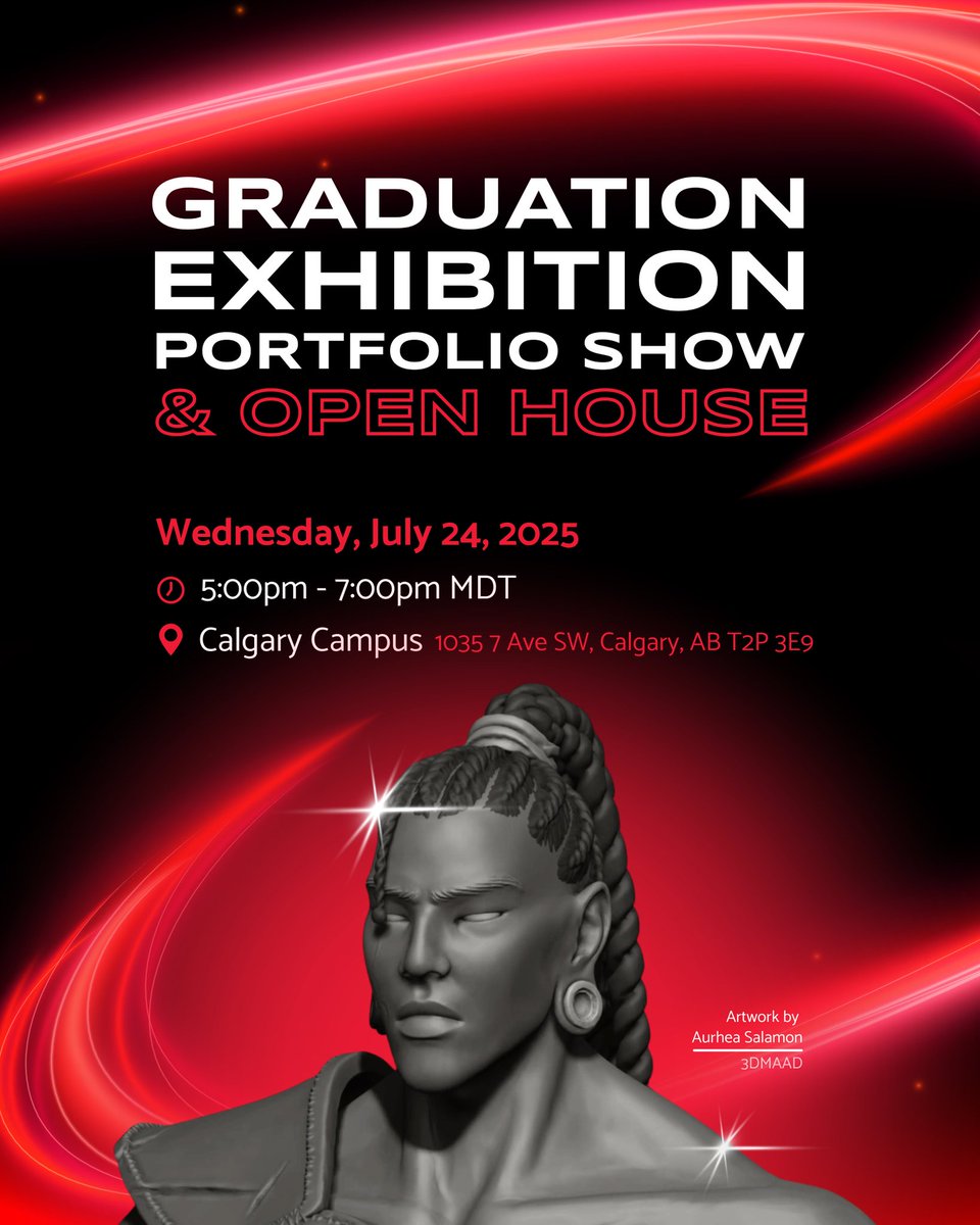 This July, join us for two special events as we celebrate the creativity, growth, and passion of our graduating class.
📍 Zoom | July 23
📍 Calgary Campus | July 24

RSVP at the link below to join the celebration:
✅ bit.ly/42lfjtE
