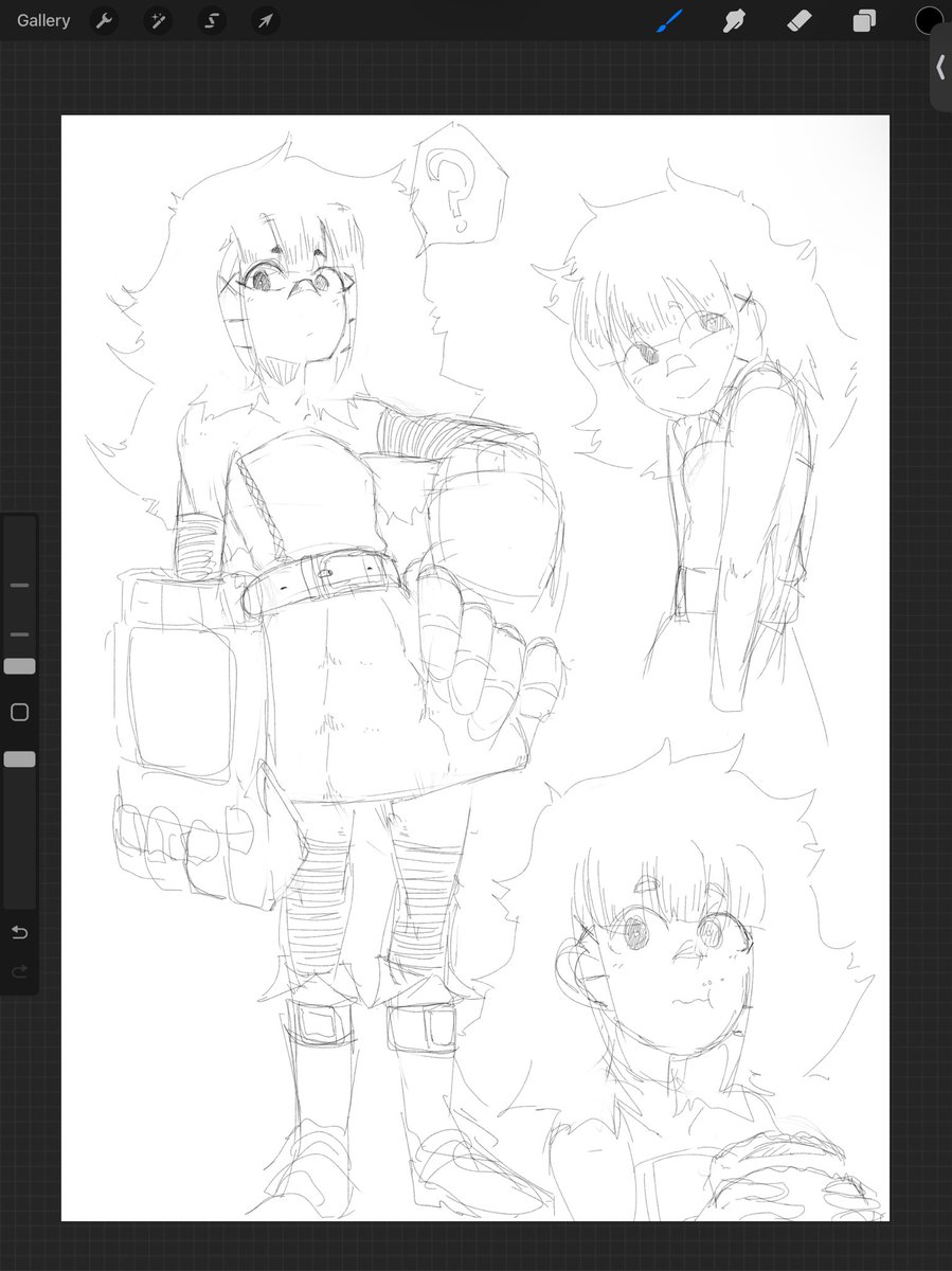 DrawsGus's tweet image. Daughter doodles