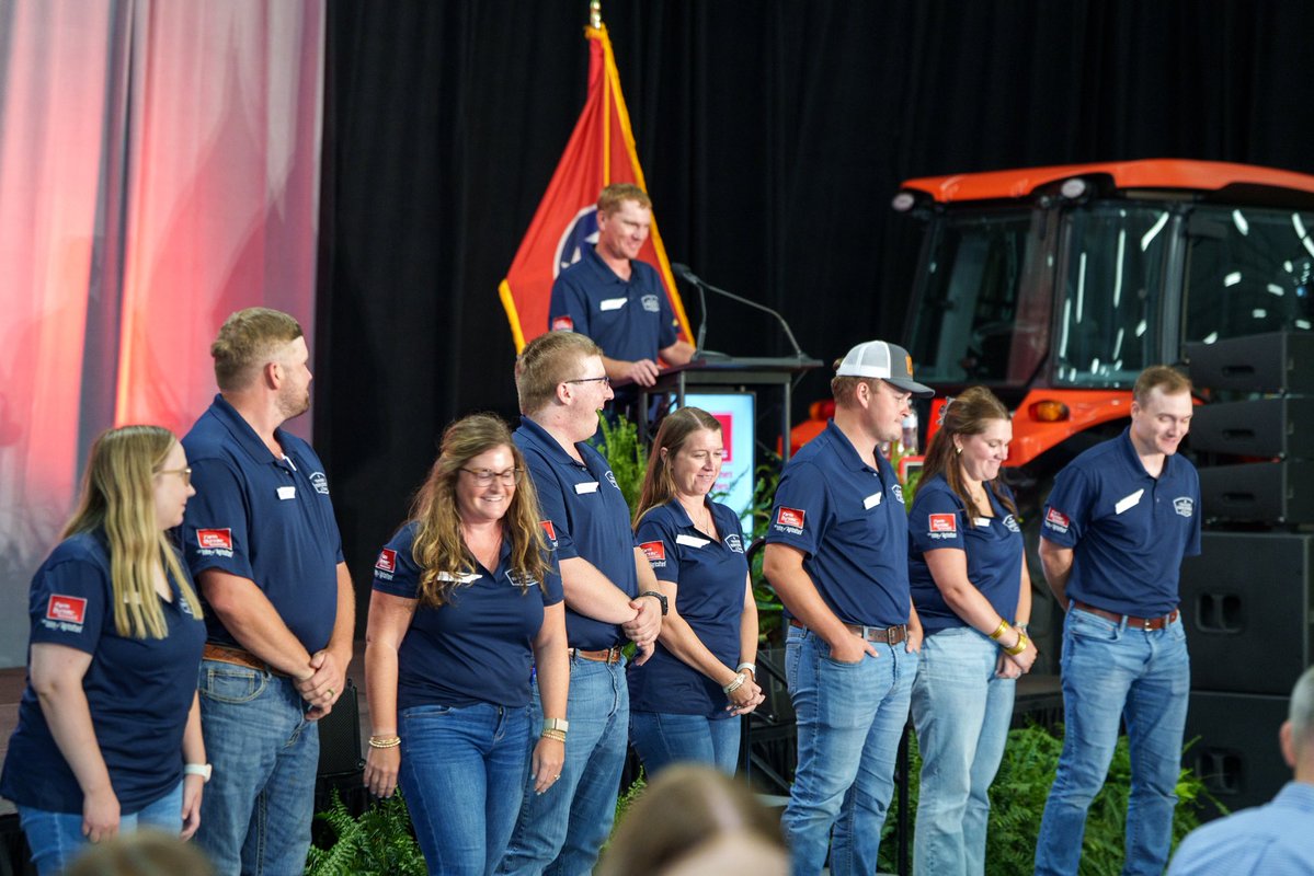 TNFarmBureau's tweet image. A great start to our 2025 Tennessee Young Farmers & Ranchers Summer Conference this evening. Congratulations to Emily Ivey of Loudon County for being named this year’s Environmental Stewardship winner!
#TNFarmBureau | #TNYFR25