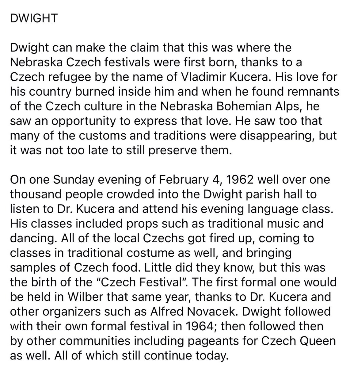 Miraclenuts's tweet photo. Just for #HuskerNation….a good read!!! #CzechFest https://t.co/NIP23SodbN