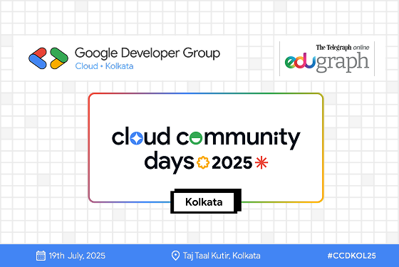 📢 Excited to announce our collaboration with Edugraph!

We’re thrilled to have Edugraph join us as an official collaborator for CCD Kol25! Together, we’re empowering the next generation of cloud builders, innovators, and learners. ☁️

#CCD2025 #gdgcloudkol #gccdkol <a href="/tt_edugraph/">TT-Edugraph</a>