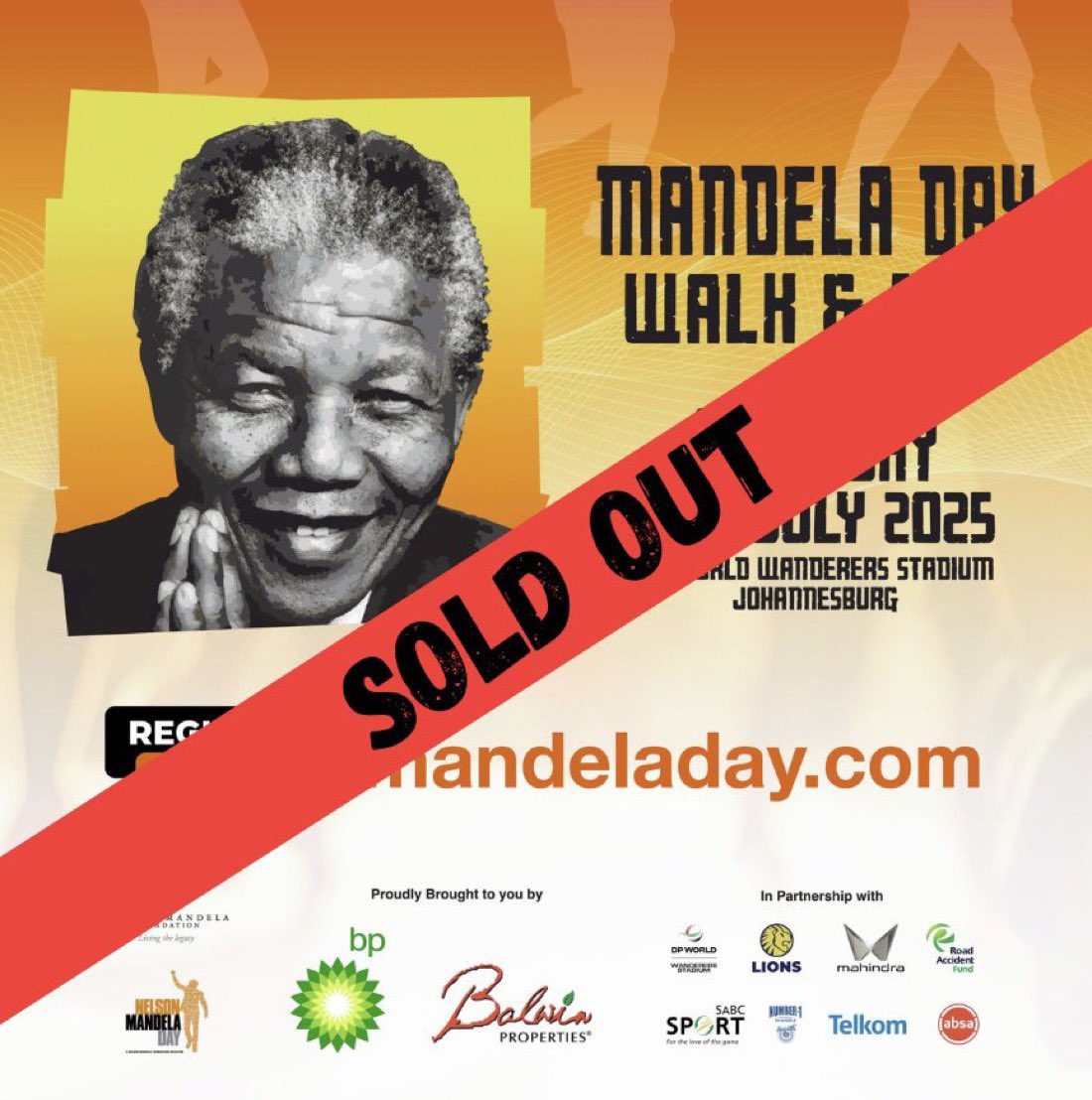 visiontactical's tweet image. Important Info for Mandela Day Walk & Run Participants
Please take note of the following to ensure a smooth race day experience:
🅿️ Parking
• Stadium parking is very limited, arrive early!
• Limited parking available before 6:00 AM at:
📍 Wanderers Office Park (via…