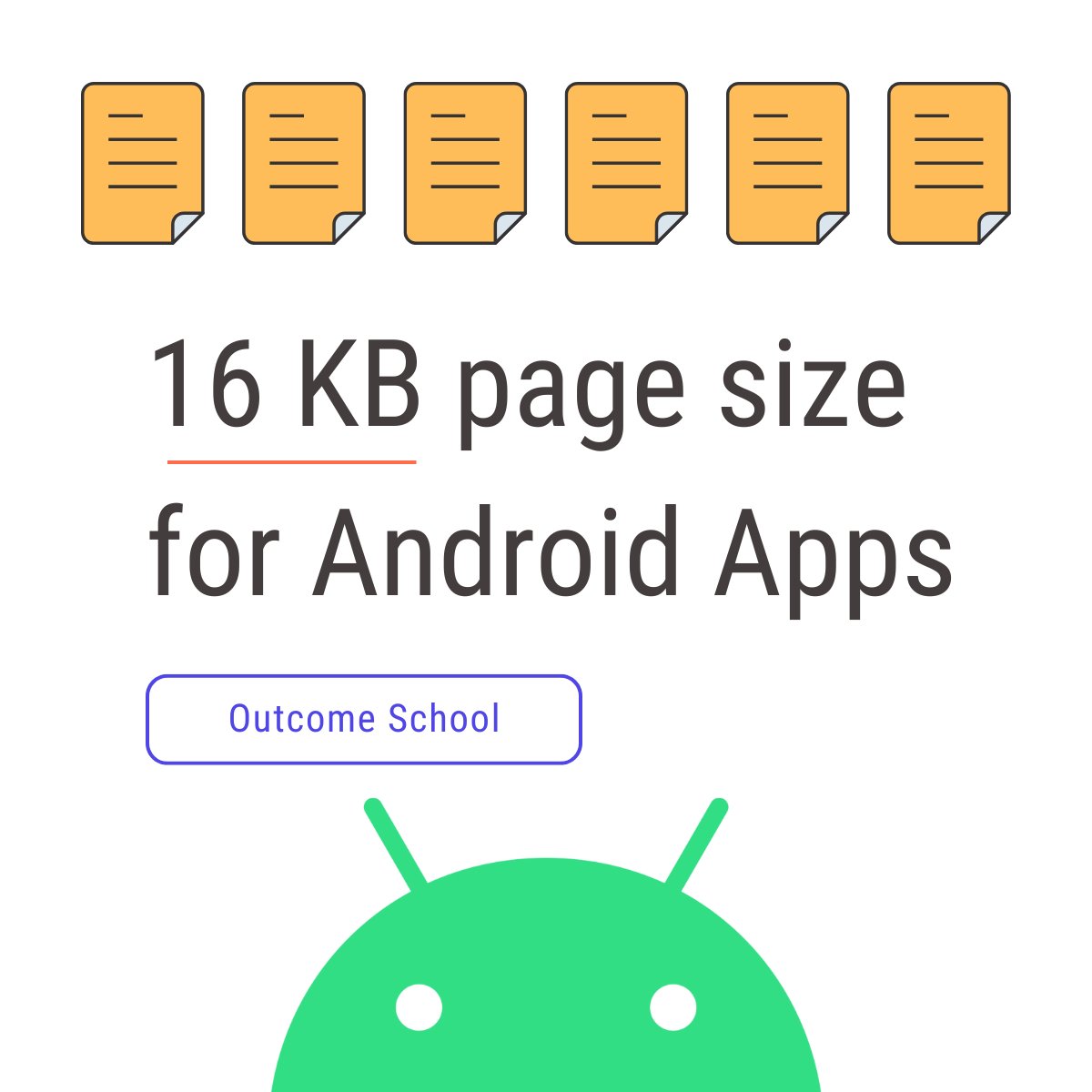 16 KB page size for Android Apps

As per Google, switching to 16 KB pages brings performance benefits:

• App launch speed improved by 3–30%
• Battery savings of around 4.5%
• Camera starts accelerated 4.5–6.6%
• System boots up faster by roughly 8%

The first thing that we