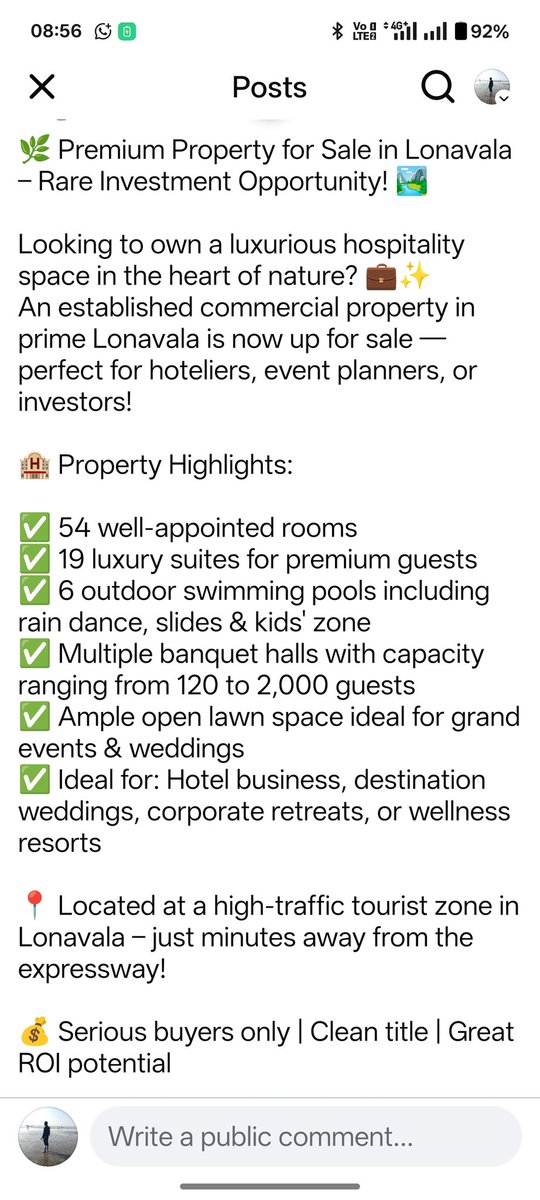 Resort hotel for sale in lonavala