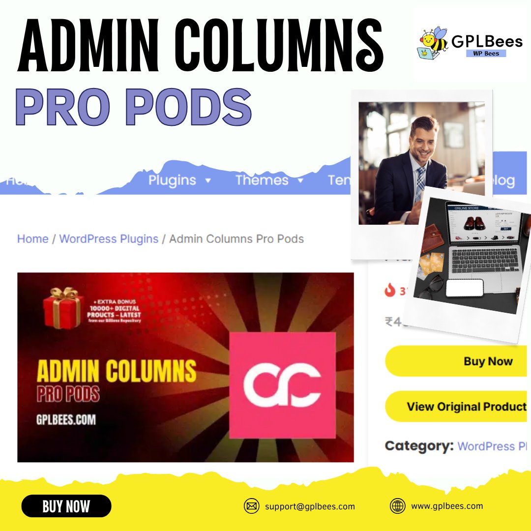 gplbees's tweet photo. ✨ Admin Columns Pro Pods  Power up your WordPress admin area 

👉 Grab now at:
https://t.co/Szae6FLgg6

#WordPressPlugins #WordPressThemes #GPLPlugins #GPLThemes
#WordPressAdmin #CustomPostTypes #PodsPlugin #AdminColumnsPro #WordPressDevelopment #AffordablePlugins #DMCACompliant https://t.co/TYSUAVP4BH