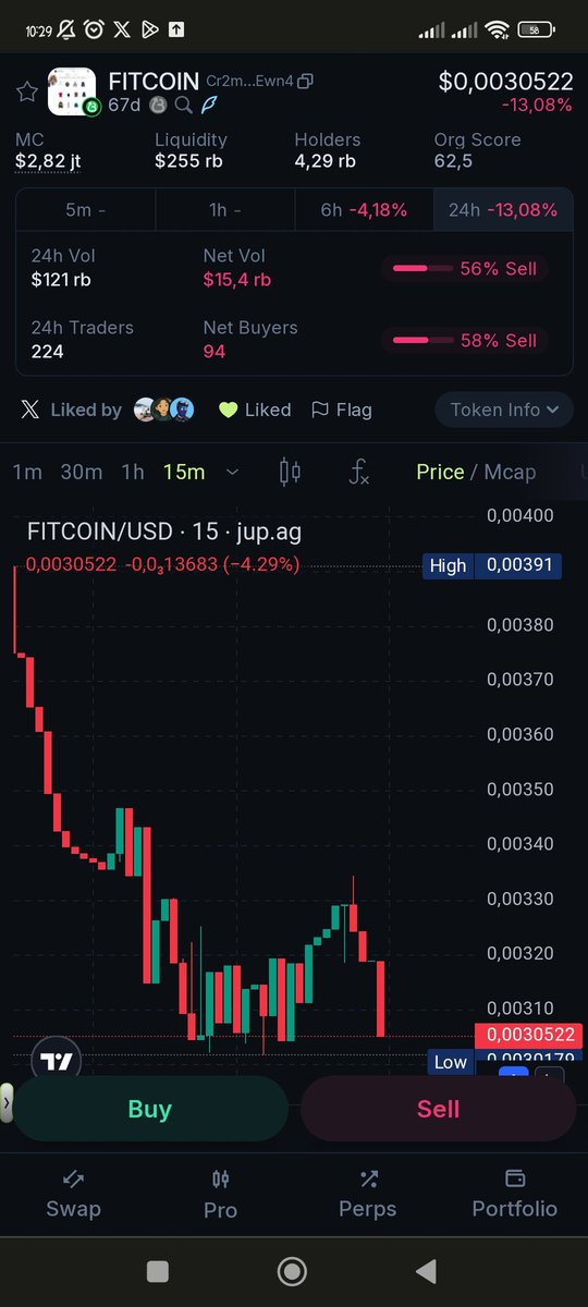 Cuan_yasa's tweet photo. @Reid_Moncada Done king @Reid_Moncada  🫡
Let's Go To Bullish $FITCOIN 🚀🔥🔥🔥

mxCY9RWBgMbTNhZriftKbghBZVKTsETSemDJNs6B6Co https://t.co/SjUmZakFyH