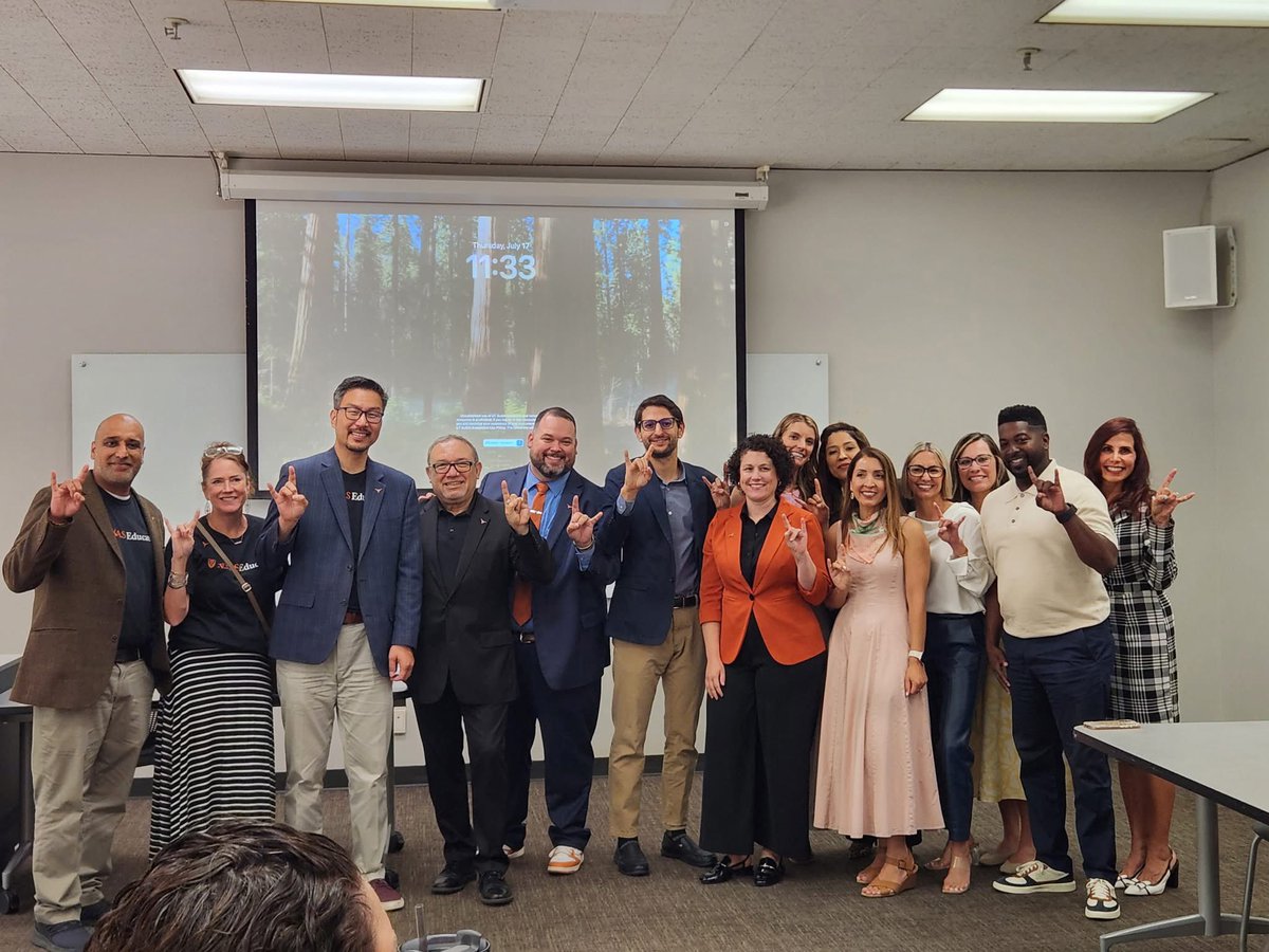 Proud to be pinned with CSP cohort 35 &amp; my cohort 36, celebrating this moment! <a href="/utexascoe/">College of Education</a> <a href="/UTAustin/">UT Austin</a> <a href="/ProfessorReyes1/">Pedro Reyes, Ph.D.</a> <a href="/DrDeMatt/">David DeMatthews</a> <a href="/AdamsTechEd/">Jason Adams</a> <a href="/drlopez23/">Ricardo Lopez</a> <a href="/PeralesIda/">Ida Perales</a> <a href="/DevinPadavil/">Devin Padavil</a> <a href="/amtielle/">Annette Tielle</a> <a href="/DianaVNunez/">Diana V. Nunez</a> <a href="/Michaeldmc1911/">Michael McDonald</a> <a href="/MCArreola21/">Michael Arreola</a> 
#WhatStartsHereChangesTheWorld