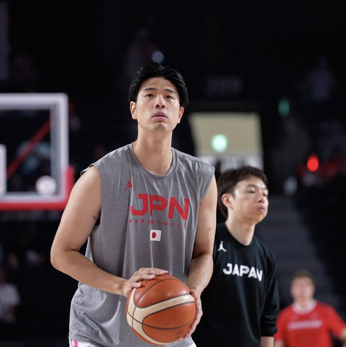 日本代表91番吉井裕鷹選手 サイン入り等身大パネル ホーバスジャパン”の