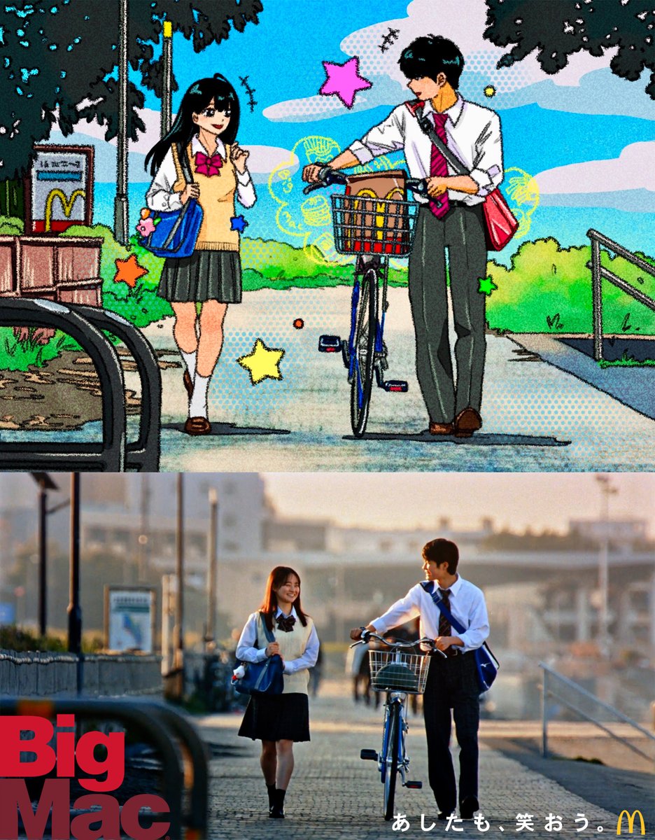 ビッグマック®新CM​
イラスト化プロジェクト第5弾