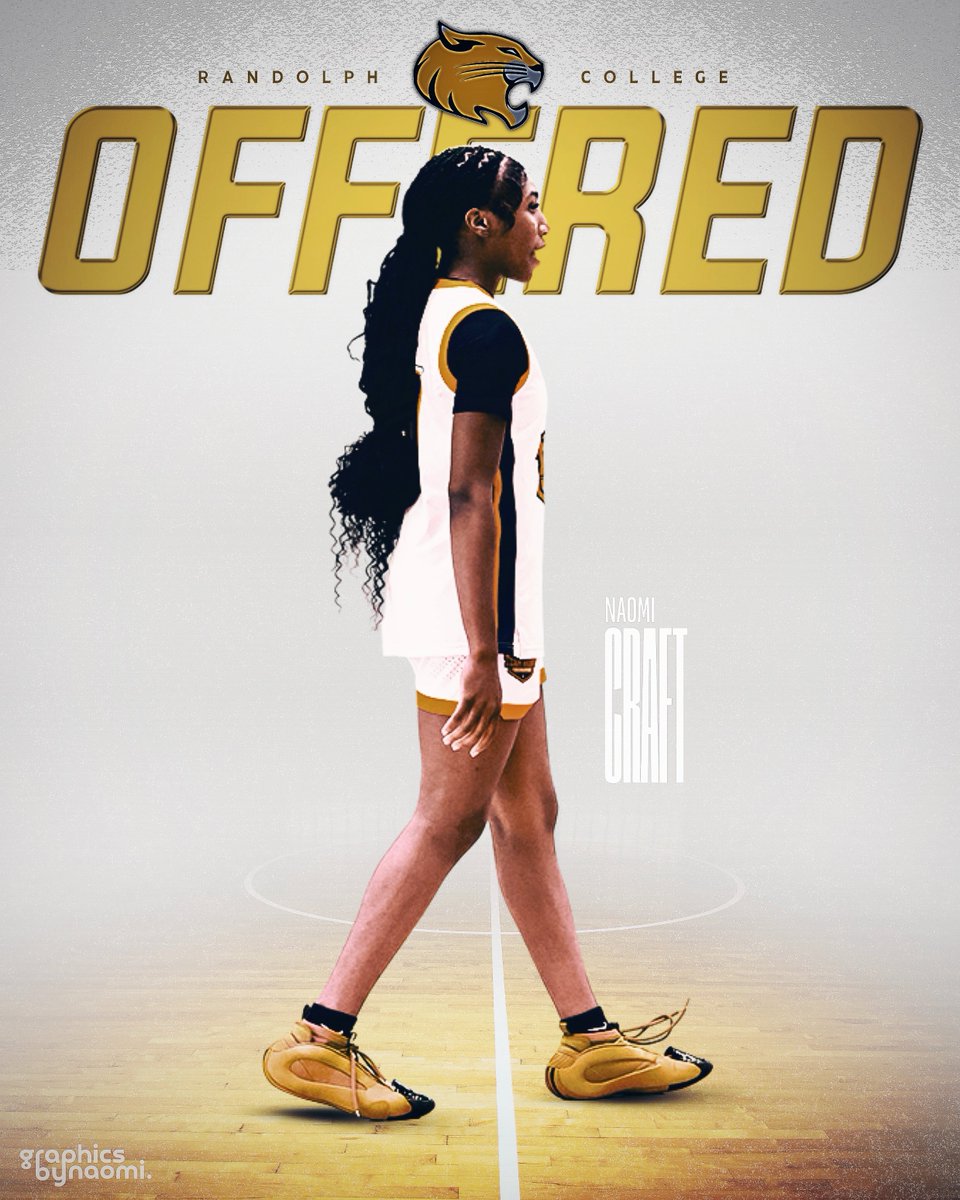 Naomi Craft - 2026 PG/SG (@naomihoops) on Twitter photo After a great conversation with <a href="/Darius_CoachD/">Darius Jennings</a>, I'm blessed to receive an offer to continue my playing career at Randolph College (<a href="/RCWomensHoop/">Randolph College Women’s Basketball</a>)! Thank you, Coach Jennings, for believing in me and my gifts.
<a href="/TrustGodProcess/">Derrick Teagle</a> <a href="/E4LifeAthletes/">Empowered 4 Life</a> After a great conversation with <a href="/Darius_CoachD/">Darius Jennings</a>, I'm blessed to receive an offer to continue my playing career at Randolph College (<a href="/RCWomensHoop/">Randolph College Women’s Basketball</a>)! Thank you, Coach Jennings, for believing in me and my gifts.
<a href="/TrustGodProcess/">Derrick Teagle</a> <a href="/E4LifeAthletes/">Empowered 4 Life</a>