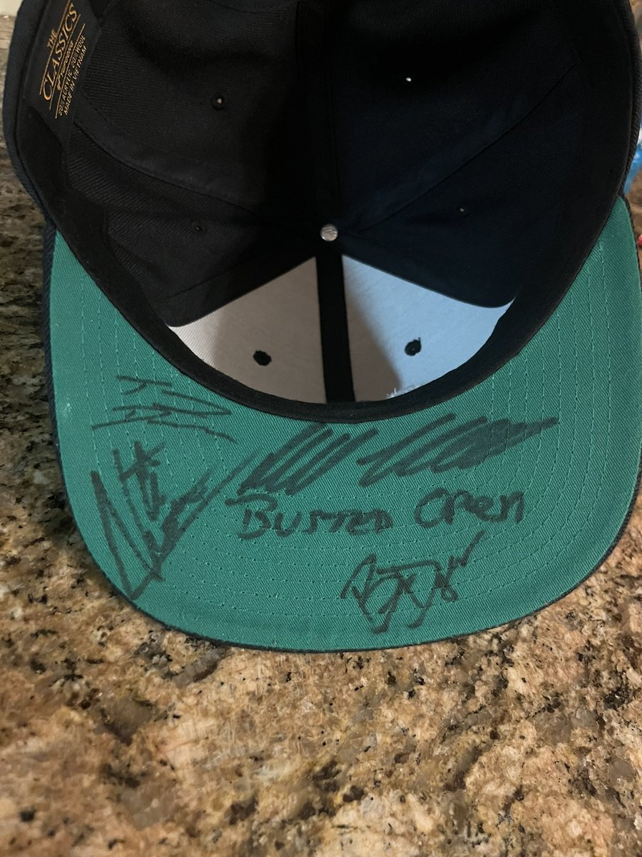 76WoEverything's tweet photo. @TomPestock Tonight’s conversation meant so much to me!  @davidlagreca1 @BustedOpenRadio what a great night!  This is the hat lol! https://t.co/r4ODxXJ8rF