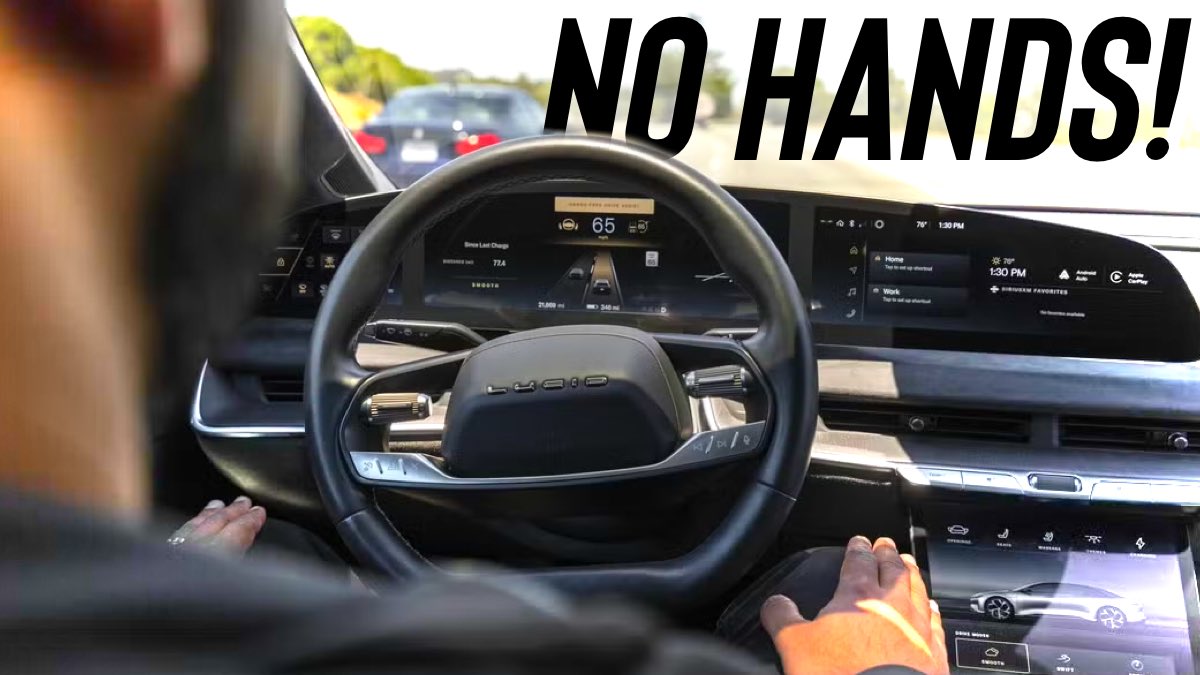 TailosiveEV's tweet image. Lucid Air Gets Hands Free Driving THIS MONTH!
youtu.be/zsKvnNngIvg