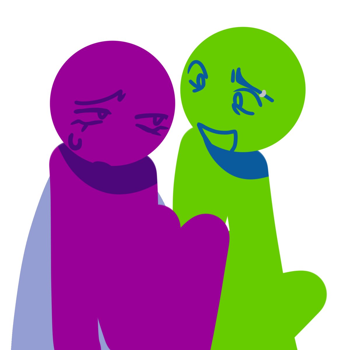 lintheidiot's tweet image. dumb duo art too
#grapeduo #havocduo #green #purple #thedarklord #thechosenone #alanbecker