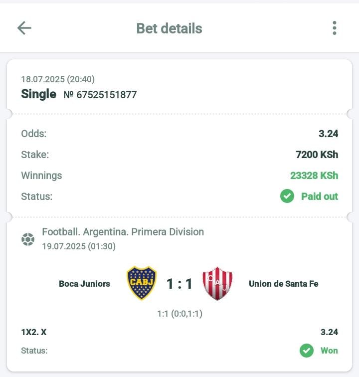 suretips25's tweet image. Kalakala🥳🥳🥳🥳pesa ya breakfast imeingia🥳🥳🥳💪....draw slip won🥳Congratulations if you placed🥳🥳🥳🥳
Register *LINEBET* account 👉rb.gy/qw3jvz
PROMOCODE FOR BONUS👉 ALISTER254 👈
APP LINK👉rb.gy/hgo8o4
Telegram channel
t.me/mosomikaiser254