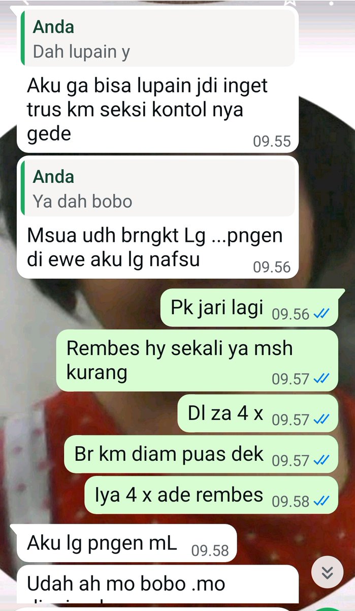 gusming81's tweet photo. Obrolan ama wife orang yg udah pernah pjt tantra 3x dgn di tungguin huby..
Sayangnya jauh..klo dekat mau pjt sendirian🤭
Dulu pertama kali msh lugu mbknya..
Tp skrng binal dan omonganya liar kek di ss WA😁
Ajakin VCS tp mlh nafsu berat pengen di ML lagi😊
Yuk giliran anda #wanita https://t.co/t3OVtKhWri