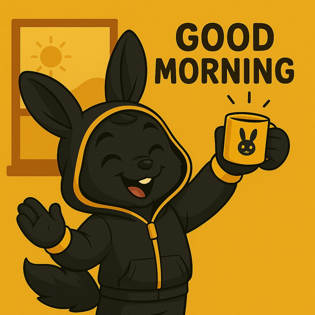 ☀️ GM from the warren.

Carrot coffee’s brewed. Charts are glowing. Memes are preloaded.

Markets look jumpy — and so am I.

If your bags are up, hydrate. If they’re down, go touch some grass (or carrots).

Let’s see what CT cooks today.

One more hop before the top 🕳️🐇