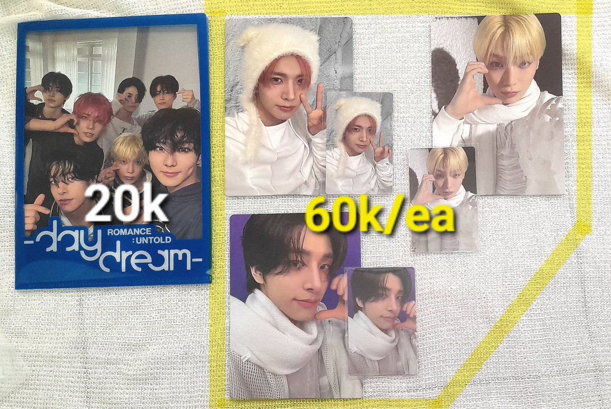 eye_iann's tweet photo. #ensell wts (want to sell) 

• r:u wv ver set, pob kkt
• daydream pc white midnight, kkt, pob reg wvg, L holder group photo
•d:u you, wvg reg pob

details on pict/📮 negotable

aab photocard enhypen Jungwon heeseung jay jake sunoo ni-ki pc engene wtb weverse youtube KakaoTalk https://t.co/2RTPgN2bbR