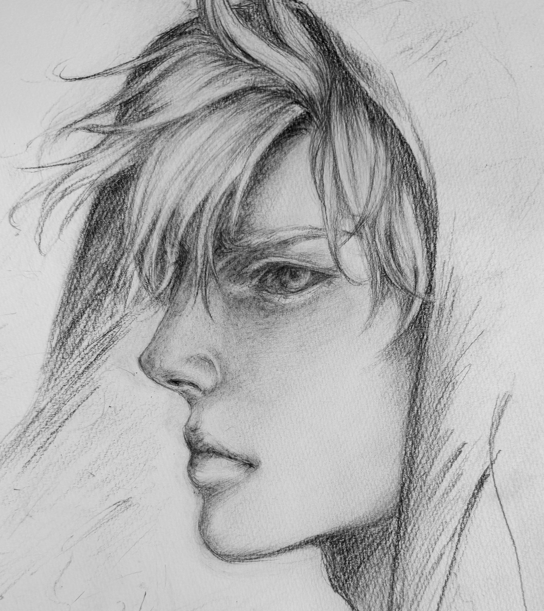 An old man.  鉛筆画 嵐のmets -men鉛筆画完成しました😄 ※カッコイイので描いてみ