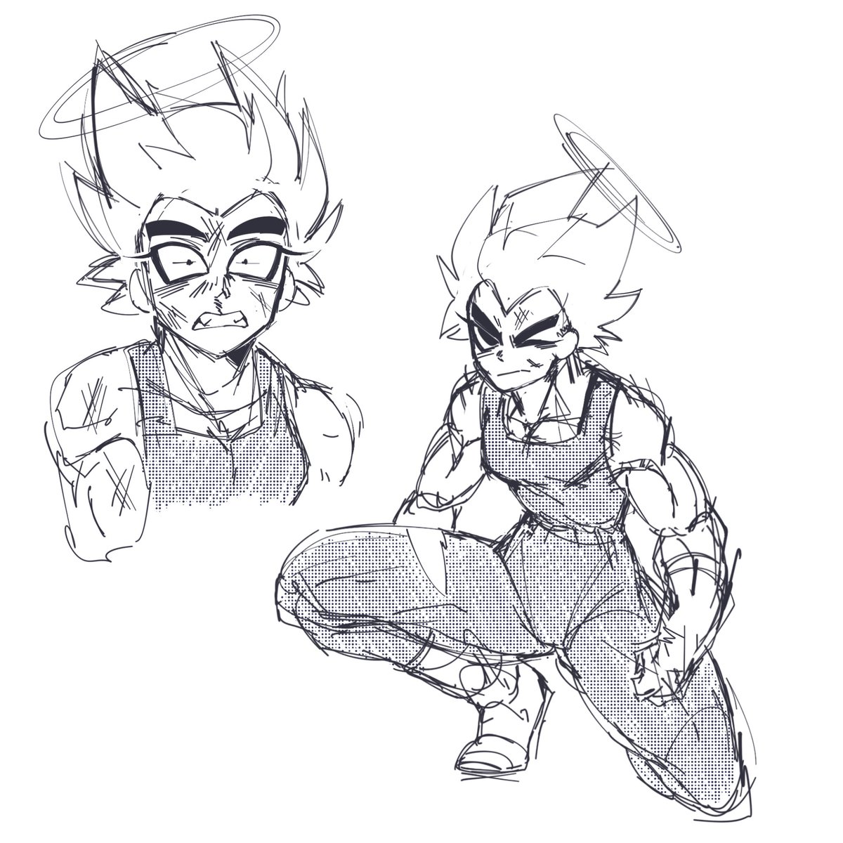 Lady geta doodles