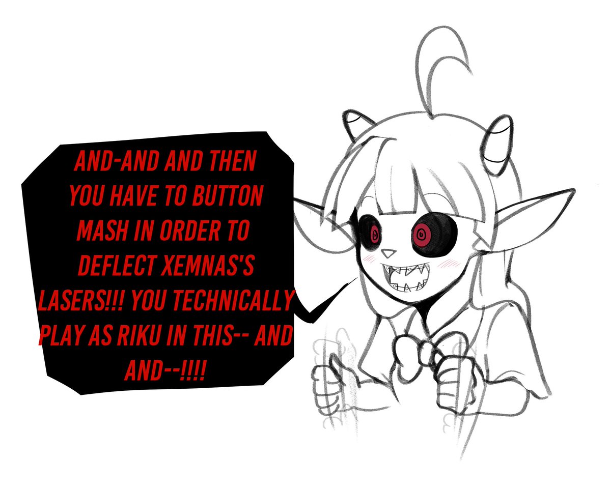 Miggs_fmp's tweet image. I doodled this for @Buttocher for giving me Lunacy in Limbus.