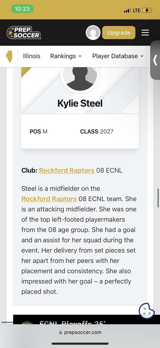 Kylie Steel (@kyliesteel3) on Twitter photo Thank you <a href="/PrepSoccer/">Prep Soccer ⚽️</a> for the write up!
<a href="/ImYouthSoccer/">ECNL/GA/Recruiting/College Soccer</a>
<a href="/RRaptorsfc/">RockfordRaptorsfc</a>
<a href="/WisconsinSoccer/">Wisconsin Soccer Central</a> Thank you <a href="/PrepSoccer/">Prep Soccer ⚽️</a> for the write up!
<a href="/ImYouthSoccer/">ECNL/GA/Recruiting/College Soccer</a>
<a href="/RRaptorsfc/">RockfordRaptorsfc</a>
<a href="/WisconsinSoccer/">Wisconsin Soccer Central</a>