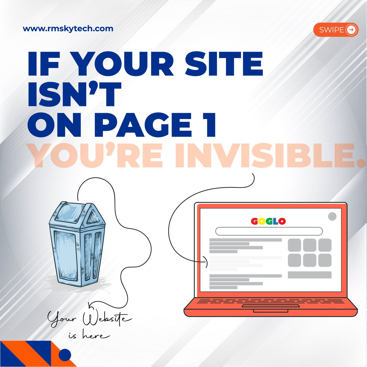 RMSkyTech1's tweet image. 🚀 Is your website too slow to grow?
⏱️ 1-sec delay = 7% drop in sales
🧍♂️ Slow site = lost visitors
📍 Not on Page 1? You’re invisible!
⚡ Speed = Success
📩 DM RM SKYTECH now—let’s boost your traffic & ranking!
#webspeedoptimization #seoexperts #rmskytech #digitalgrowth